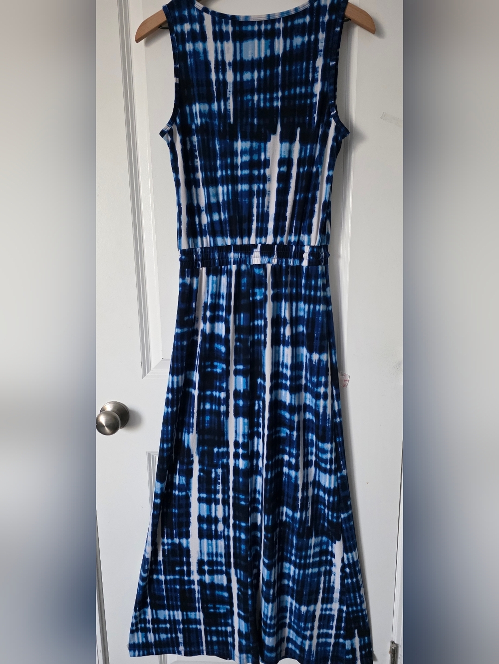 Calvin Klein Tie Dye Stretchy Maxi Dress Size 6 - Picture 3 of 7